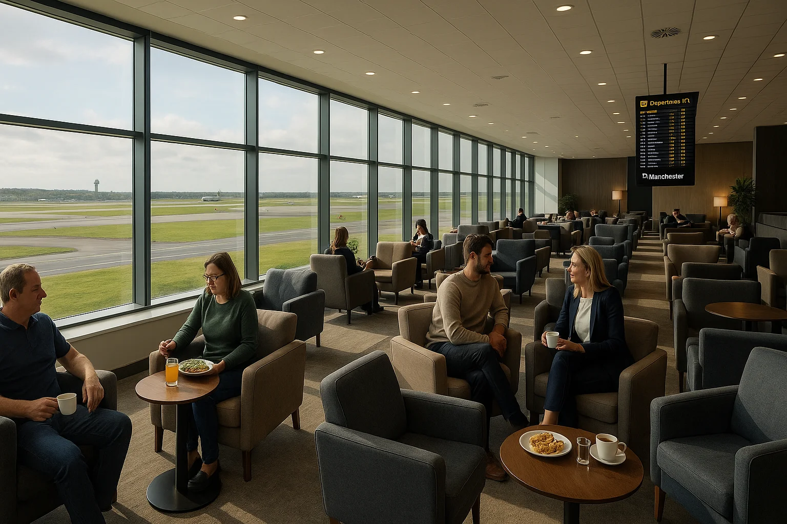 Which is the Best Lounge at Manchester Airport Terminal 2?