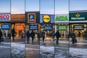 Supermarket Opening Times for Boxing Day 2025
