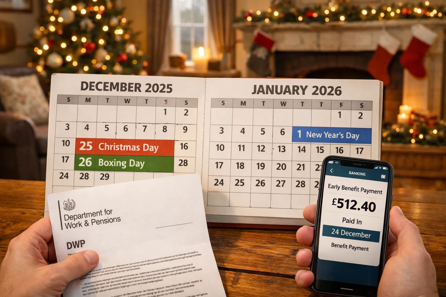 What Are the DWP Bank Holiday Payment Dates for Christmas 2025 and New Year?