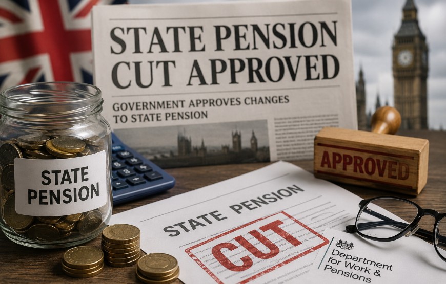 state pension cut approved