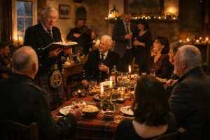 How Do Scots Typically Celebrate Burns Night If It Is Not A Holiday