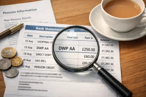 What Does DWP AA Mean On A Bank Statement