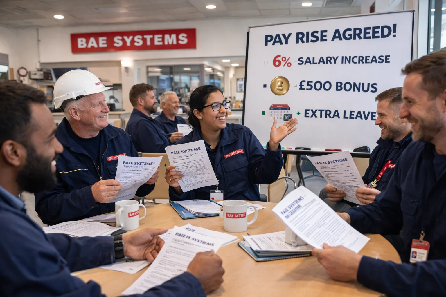 BAE Pay Rise Agreed: Lancashire Workers Secure 6% Increase, £500 Bonus and More Leave
