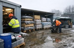 Material and Equipment Storage in Wet Weather