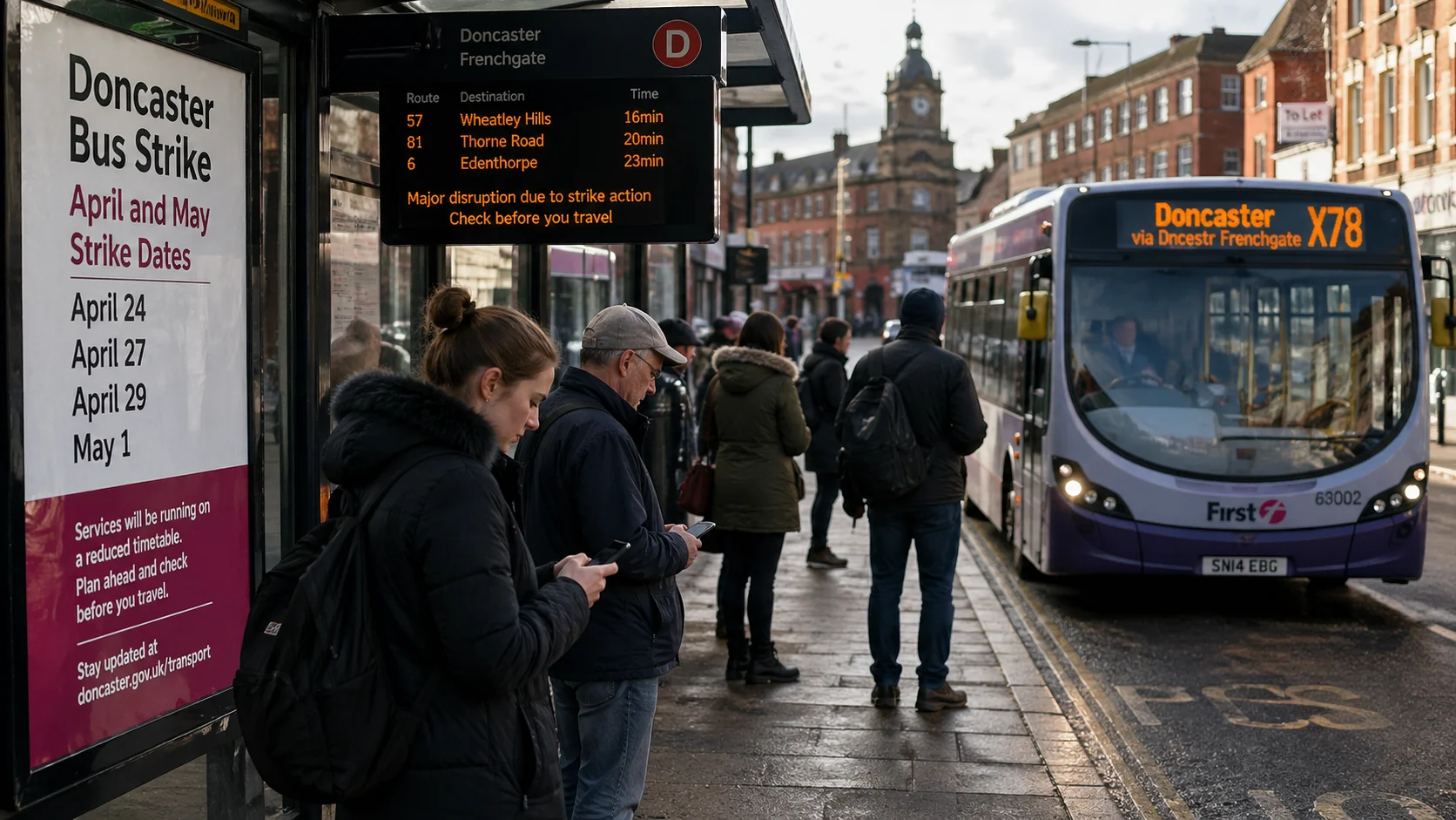 May 1 Doncaster Bus Strike: April and May Strike Dates Explained