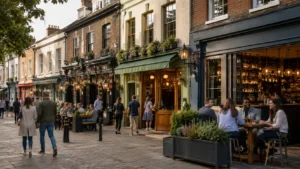 Different UK pubs and restaurants representing venues that may be connected with M&B Online payments